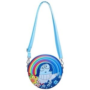 NEW Loungefly Disney Pixar Inside Out Movie Sadness Crossbody Bag Purse